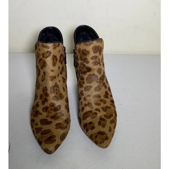 Cole Haan Fur animal print booties size 8.5B - Picture 4 of 8